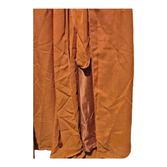 Lavetir Burnt Orange Maxi Dress Size 8 - Picture 6 of 11